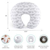 The Peanutshell Grey Elephant Nursing Pillow for Breastfeeding | Pillow & Nursing Pillow Cover for Baby Boys or Girls