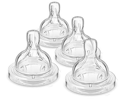 Philips AVENT Anti-Colic Baby Bottle Flow 4 Nipple, 4pk, SCY764/04
