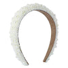 Pearl Headbands for Women Fashion Head Band Design Bridal Elegant Wedding Headwear Wide Hairbands For Girl