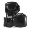 Sanabul Essential Gel Boxing Gloves | Kickboxing Gloves | Punching Bag Gloves for Men and Women, All Black, 8 oz