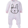 Gerber Baby Girls 4 Pack Sleep 'N Play Footie Bunny Smiley 3-6 Months