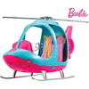 Barbie Helicopter, Pink and Blue with Spinning Rotor, for 3 to 7 Year Olds (Amazon Exclusive)