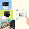 Panasonic Baby Monitor with Camera and Audio, 3.5 Color Video, Extra Long Range, Secure Connection, 2-Way Talk, Soothing Sounds, Remote Pan, Tilt, Zoom - 1 Camera - KX-HN4101W (White)