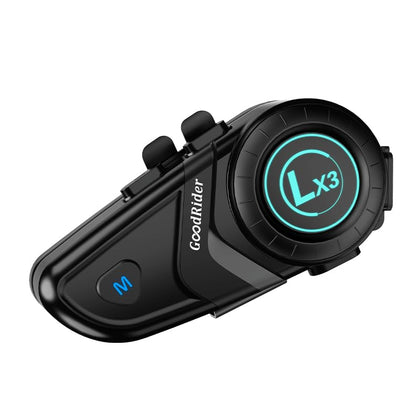 Good Rider LX3 Motorcycle Bluetooth Headset,Sking Earphone,CVC Noise Cancellation Stereo Music Automatic answering,100 Hours Playing time High Sound Ultra-Thin Motorcycle Helmet Bluetooth
