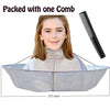 Umbrella Barber Cape For Adult,Capes For Hair Stylist, Non-stick Hair,Easy Clean,Waterproof Barber Salon and Home Stylists Use Hairdressing Kit,More Convenient(Umbrella Cape)