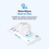 WaterWipes Plastic-Free XL Bathing Wipes for Toddlers & Babies, 99.9% Water Based Wipes, Unscented & Hypoallergenic for Sensitive Skin, 16 Count (1 pack), Packaging May Vary