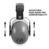 Pro For Sho 34dB Shooting Ear Protection - Special Designed Ear Muffs Lighter Weight & Maximum Hearing Protection - Standard Size, Grey