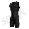 Sparx Men's Elite Triathlon Suit Trisuit SpeedSuit Skinsuit Swim-Bike-Run Triathlon Race Suit (Small, Black)