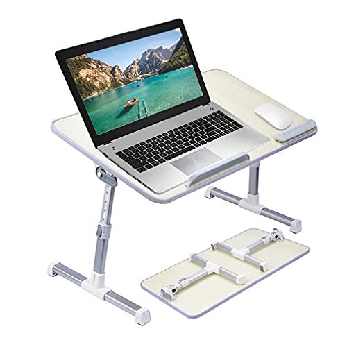 Amazon Basics Adjustable Tray Table Lap Desk Fits up to 17-Inch Laptop, Medium, 12