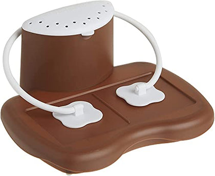 Smores maker - Easy to Use Campfire Style Indoor Smores Maker for Microwave - Mess-Free Dessert Machine - In-Built Water Reservoir - Sturdy Handles - Versatile