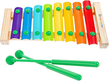 Cocomelon First Act Musical Xylophone with 2 Mallets, Kids Music Toy, Develop Your Child's Hand-Eye Coordination, Fine Motor Skills, and Gross Motor Skills