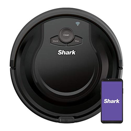 Shark ION Robot Vacuum for Carpet AV751 Wi-Fi Connected, 120min Runtime, Works with Alexa, Black