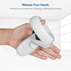 KIWI design Silicone Grip Cover Protector with Knuckle Straps Compatible with Quest 2 Accessories (Black+Gray-White)