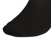 adidas Men's Athletic Cushioned Quarter Socks (with Arch Compression for a Secure fit (6-Pair), Black/Aluminum 2, Large
