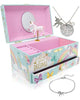 Memory Building Co. Unicorn Music Jewelry Box - Kids Gift for Boys & Girls