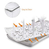 Baby Bottle Drying Rack with Tray, Termichy High Capacity Bottle Dryer Holder for Bottles, Teats, Cups, Pump Parts and Accessories, Gray