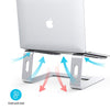 Laptop Stand for Desk, Detachable Laptop Riser Notebook Holder Stand Ergonomic Aluminum Laptop Mount Computer Stand, Compatible with MacBook Air Pro, Dell XPS, Lenovo More 10-18