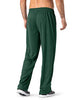 MAGNIVIT Men's Warm Up Running Pants Lightweight Sweat Pants with Stripes Green