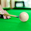 POCREATION Billards Ball, Snooker Pool Ball, 2Pcs White Billiard Balls for Training Billiard Supplies Game Rooms, Sports Match Leisure Exercise Goods