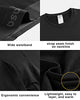 LAPASA Men's Thermal Underwear Set Soft Fleece Lined Long Johns Lightweight Base Layer Top & Bottom Winter Thermoflux 100 Mildly Warm M11 Small Black