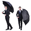 G4Free 54 Inch Automatic Open Golf Umbrella Windproof Extra Large Oversize Double Canopy Vented Windproof Waterproof Stick Umbrellas for Men Black