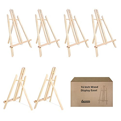 Easel Tabletop Painting Easel 6 Pcs 16