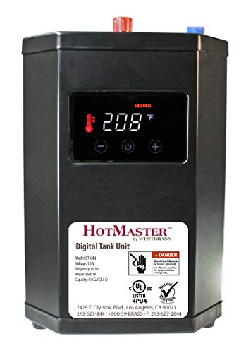 Westbrass DT18N HotMaster DigiHot Digital Instant Hot Water Tank System for Dispenser Faucets, 13x10x10