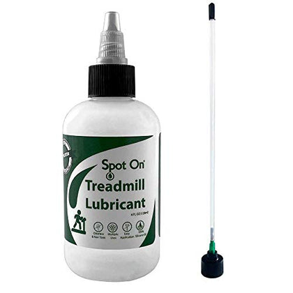 Treadmill Belt Lubricant/Lube - Made in The USA - Applicator Tube for Treadmill Belt Lubrication - 100% Silicone - Spot On