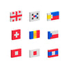PIXIO Flags - Toy Flags of The World for Kids - Magnetic Blocks Building Toys in Pixel Art Style - Arts and Crafts Kids Toys - Building Blocks - Learning Toys - 111 pcs