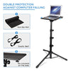 FOUR UNCLES Projector Tripod Stand, 23 to 63 Inch Laptop Tripod Adjustable Height, Portable Projector Stand for Outdoor Movies, DJ Racks Mount with Gooseneck Phone Holder, Apply to Stage or Studio