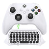 Controller Keyboard for Xbox Series X/S, Wireless 2.4G Ergonomic USB Gamepad Keypad QWERTY Chatpad with Audio and Headset Jack for Game Live Chat Compatiable with Xbox Series S/Series X/One/One S