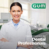 GUM Stimulator Permanent Handle with Rubber Tip, Precision Control, Massages Gums