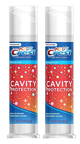 Crest Kids Sparkle Fun Toothpaste Pump 4.2 oz. (Pack of 2)