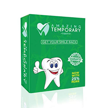 Amazing Temporary Tooth Available in Bright White and Natural Shade Replacement Kit Temp Dental Repair