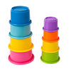 The First Years Stack & Count Stacking Cups - Toddler Toys - Learning and Baby Bath Toys for Kids - 8 Count