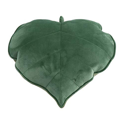 Cyprinus Carpio 3D Leaf Shape Household Pillow Cushion Sofa Lumbar Pillow Household Throw Pillow Decoration 20 * 20 Inch (Green)