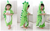 Maleroads Soft Cotton Baby Bath Towel Beach Towel Bathrobe for Kids 0-4 Years (Green Dinosaur, 21.545inch)