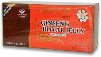 Ginseng Royal Jelly (Extra Strength)- Oral Liquid In Vials (10ml x 30vials) by Royal King