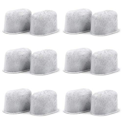 12 Pack Keurig Compatible Water Filters Replacement by Possiave - Charcoal Filters - Fit Keurig 2.0 and 1.0 Classic Coffee Makers