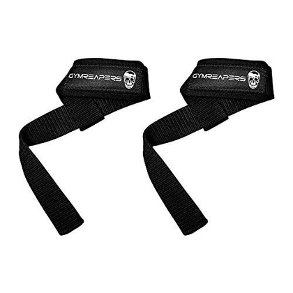 Gymreapers Lifting Wrist Straps for Weightlifting, Bodybuilding, Powerlifting, Strength Training, & Deadlifts - Padded Neoprene with 18