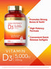 Carlyle Vitamin D3 5000 IU Softgels | 500 Count | Value Size | Non-GMO and Gluten Free Supplement | High Potency Formula | 125mcg