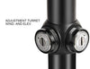 CVLIFE 3-9x40 Optics R4 Reticle Crosshair Scope with 20mm Free Mounts