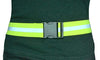 Endura Max Reflectives Reflective Elastic Belt or Sash, Military Heritage Style Glow Belt, Running Walking Motorcycling, Adjustable (Lime Green Ultralight, Regular)
