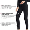 PISIQI Thermal Underwear Women Ultra-Soft Long Johns Set Base Layer Skiing Winter Warm Top & Bottom Black