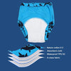 MooMoo Baby 6 Packs Cotton Training Pants Reusable Toddler Potty Training Underwear for Boy and Girl Dinosaur-2T Blue