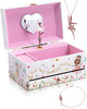 Memory Building Co. Ballerina Jewelry Box Set for Girls, Age 6+ - 3pc Gift Set