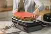 Stack Store Plus More Insulated Casserole Carrier for Hot or Cold Food, Lasagna Holder for Picnic, Potluck, Cookout - Fits 9 x 13 and 11 x 15 Baking Dish - Expandable Double Thermal Bag in Gray