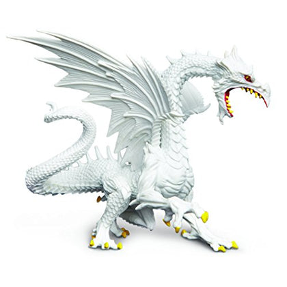 Safari Ltd. Glow-in-the-Dark Snow Dragon Figurine - Detailed 6
