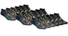 Saucony Men's Multi-Pack Bolt Performance Comfort Fit No-Show Socks, Grey (18 Pairs), Shoe Size: 8-12