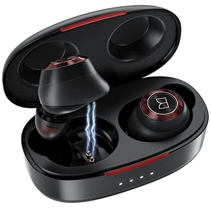 Monster Wireless Earbuds, Bluetooth 5.0 in-Ear Stereo Headphones, USB-C Quick Charge, Built-in Mic for Clear Calls,Water Resistant Design for Sports